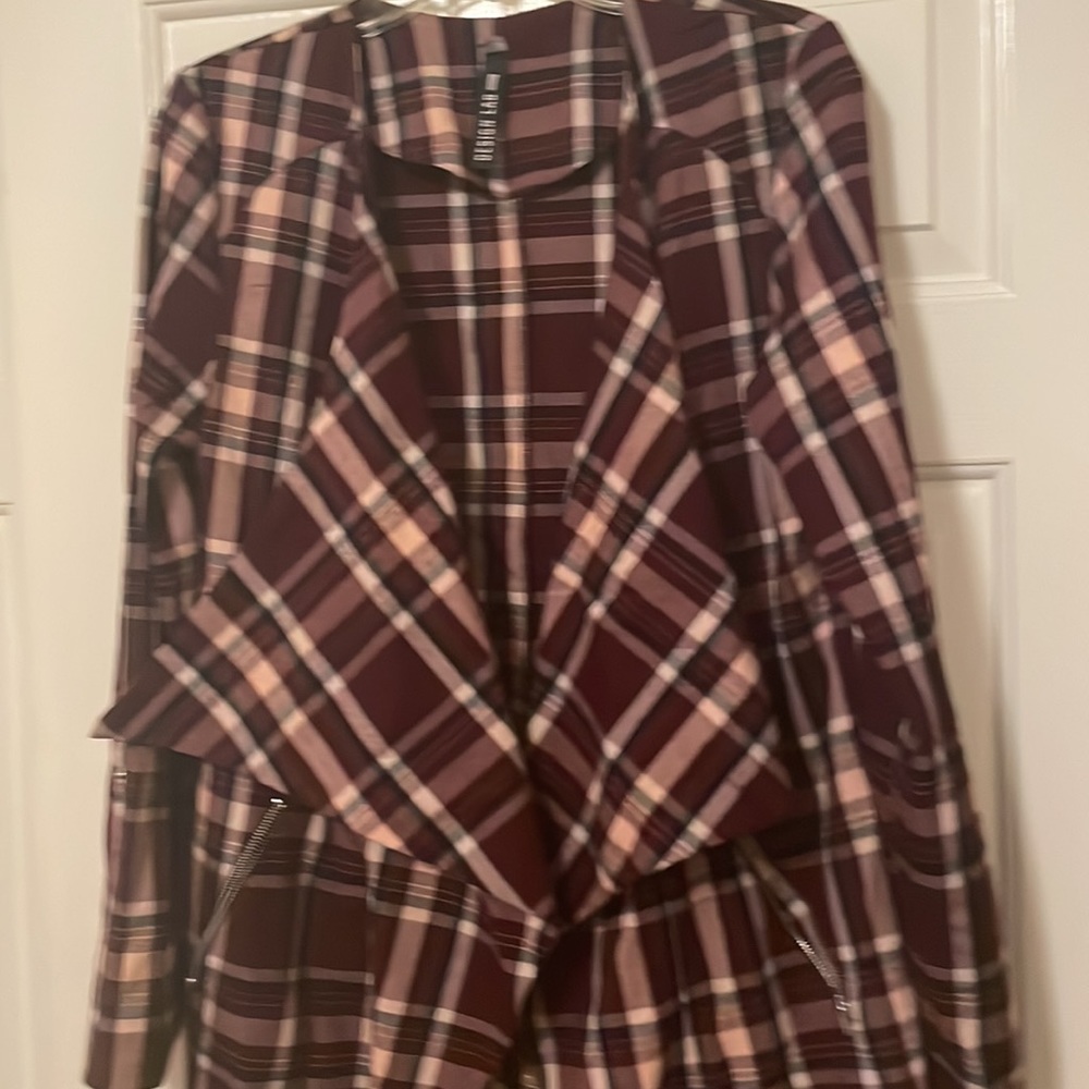 Design Lab Plaid Jacket - image 2